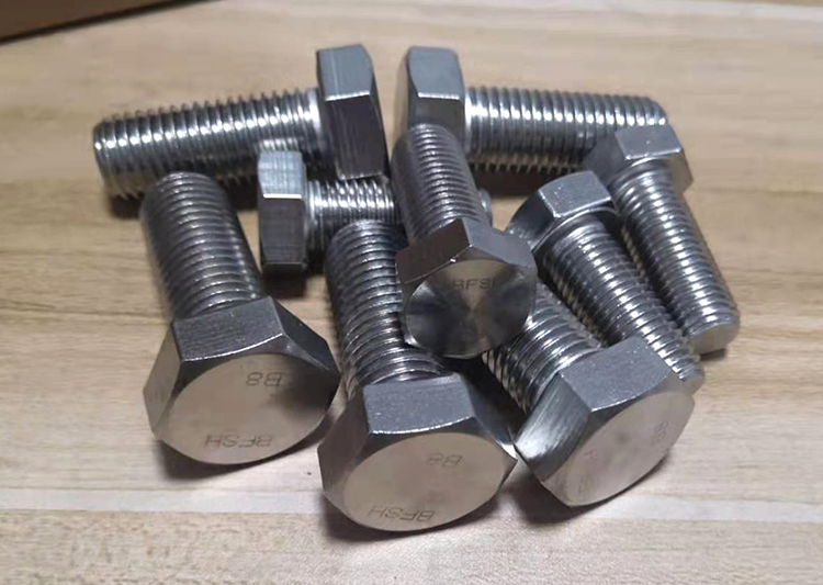 A2-70 and A193 B8M stainless steel fasteners for Indonesia construction and solar import